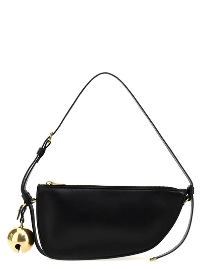 Shop Burberry 'shield Sling' Mini Shoulder Bag In Black