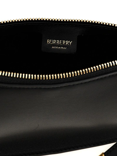 Shop Burberry 'shield Sling' Mini Shoulder Bag In Black