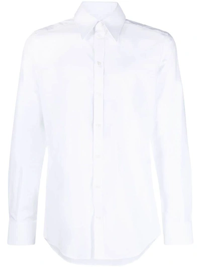 Shop Dolce & Gabbana Long Sleeve Shirt In White