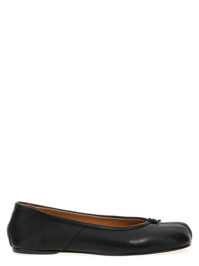 Shop Maison Margiela 'tabi' Ballet Flats In Black