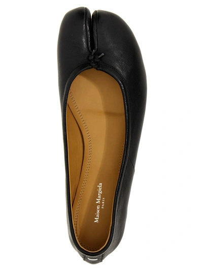 Shop Maison Margiela 'tabi' Ballet Flats In Black