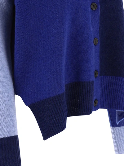 Shop Marni Cashmere Cardigan In Blue