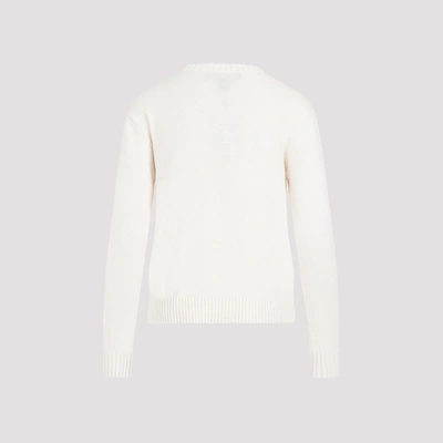 Shop Ralph Lauren Bear Pullover Sweater In White