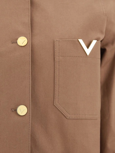 Shop Valentino Blazers & Vests In Clay