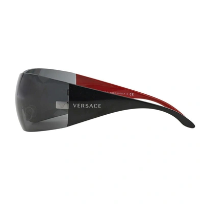 Shop Versace Sunglasses In Gunmetal