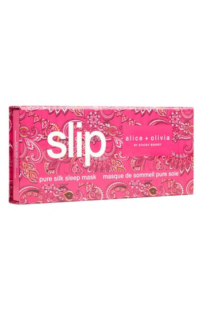 Shop Slip Pure Silk Sleep Mask In Spring Paisley