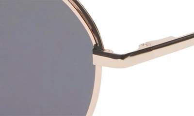 Shop Glemaud X Tura 58mm Aviator Sunglasses In Rose Gold