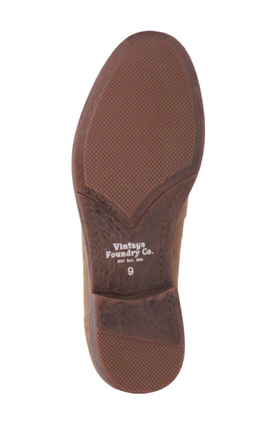 Vintage Foundry Harry Apron Toe Penny Loafer In Taupe