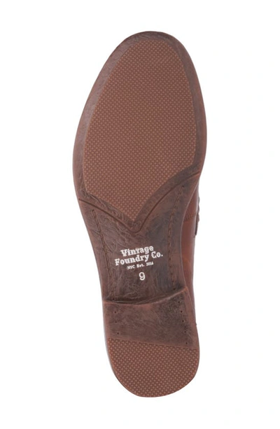 Vintage Foundry Harry Apron Toe Penny Loafer In Tan
