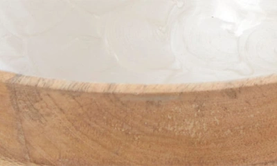 Shop Ginger Birch Studio Set Of 2 Cream Mango Wood Decorative Bowls In Cream/ Brown