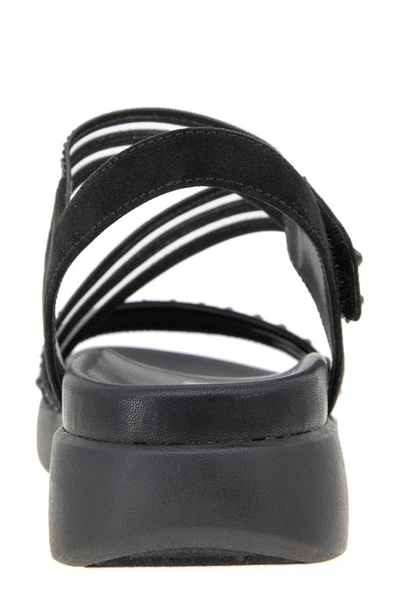 Shop Reaction Kenneth Cole Taryn Rhinestone Strap Sandal In Black Jewel