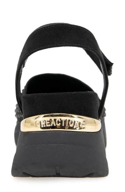 Shop Reaction Kenneth Cole Hera Crystal Platform Sandal In Black Jewel