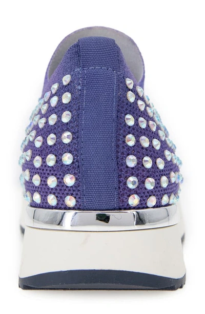 Shop Reaction Kenneth Cole Cameron Jewel Jogger Sneaker In Blue Ombre Knit