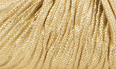 Shop Reaction Kenneth Cole Rylee Slingback Platform Sandal In Gold Metallic Fabric