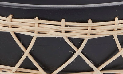 Ginger Birch Studio Decorative Wood Bowl In Black