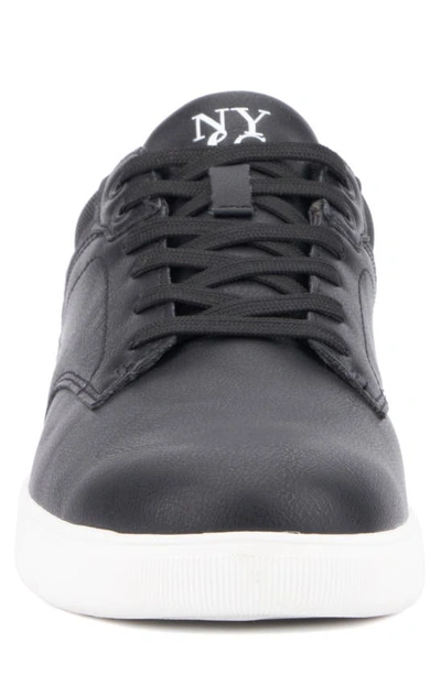New York And Company Neriah Low Top Sneaker In Black