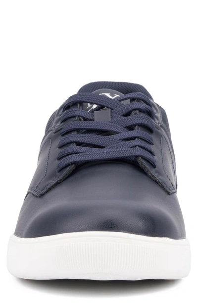 New York And Company Neriah Low Top Sneaker In Navy