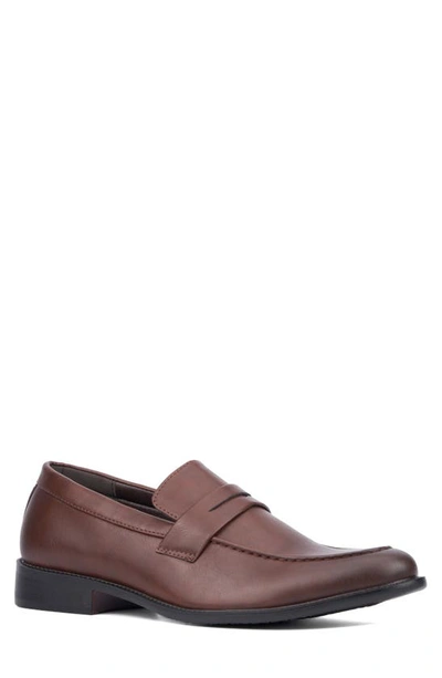 Shop New York And Company Andy Penny Loafer In Coffee Bean