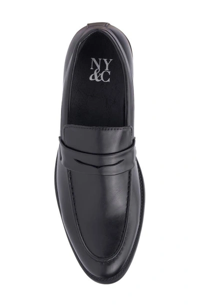 Shop New York And Company Andy Penny Loafer In Black