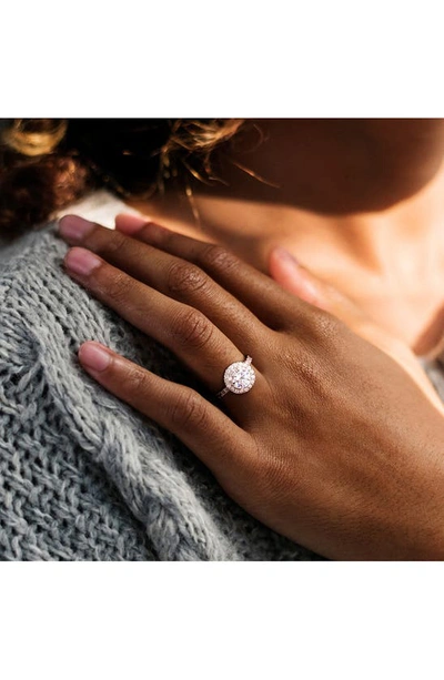 Delmar Dew Created Moissanite Ring In Silver