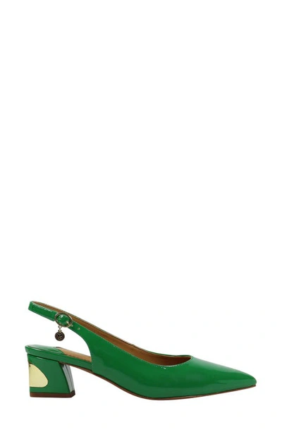 J. Reneé J.renée Shayanne Slingback Pointed Toe Pump In Green