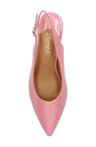 Shop J. Reneé J.renée Shayanne Slingback Pointed Toe Pump In Fuchsia