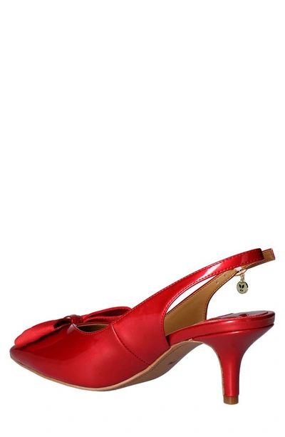 J. Reneé J.renée Devika Slingback Pointed Toe Pump In Red