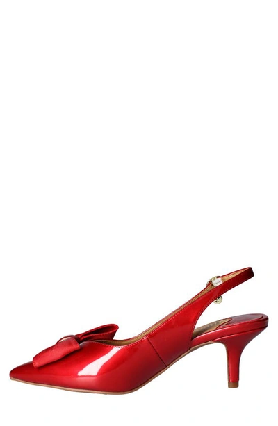 J. Reneé J.renée Devika Slingback Pointed Toe Pump In Red