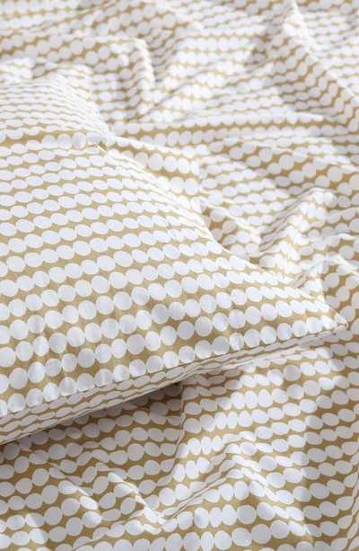 Marimekko Pikku Rasymatto Cotton 4 Piece Sheet Set, Queen In Beige
