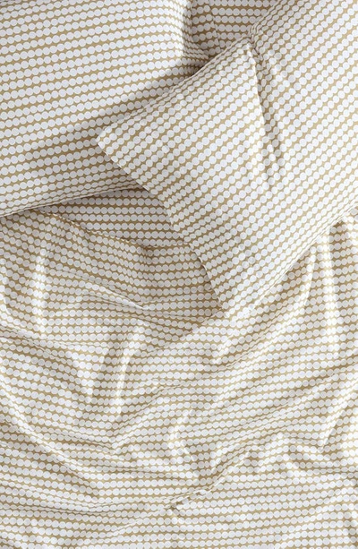 Marimekko Pikku Rasymatto Cotton 4 Piece Sheet Set, Queen In Beige