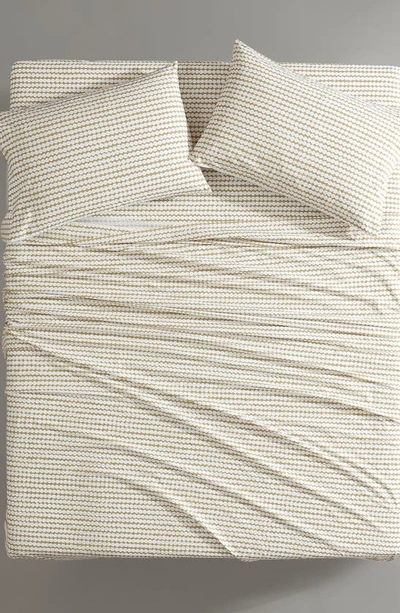Marimekko Pikku Rasymatto Cotton 4 Piece Sheet Set, Queen In Beige