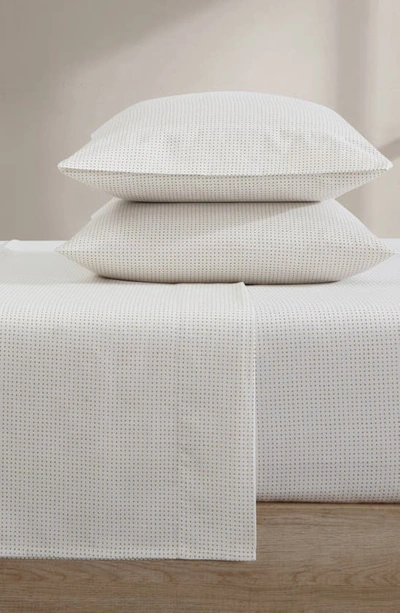 Shop Marimekko Muru 200 Thread Count Organic Cotton Sheet Set In Beige