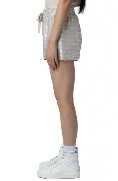 Shop Zadig & Voltaire Paxi Jacquard Shorts In Scout