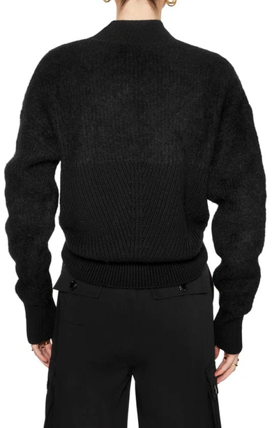 Shop Rebecca Minkoff Priscilla Alpaca Blend Sweater In True Black