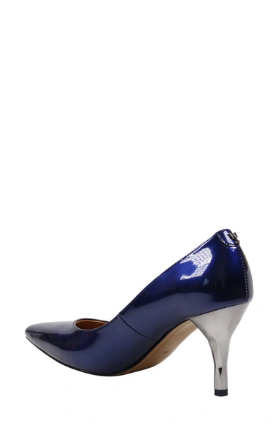 J. Reneé Kanan Pointed Toe Pump In Navy