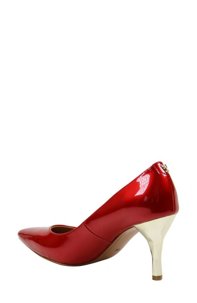 J. Reneé Kanan Pointed Toe Pump In Red