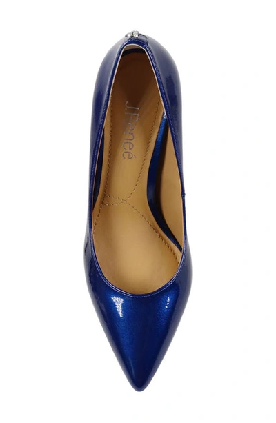 J. Reneé Kanan Pointed Toe Pump In Cobalt