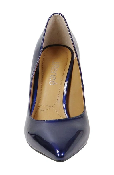 J. Reneé Kanan Pointed Toe Pump In Navy