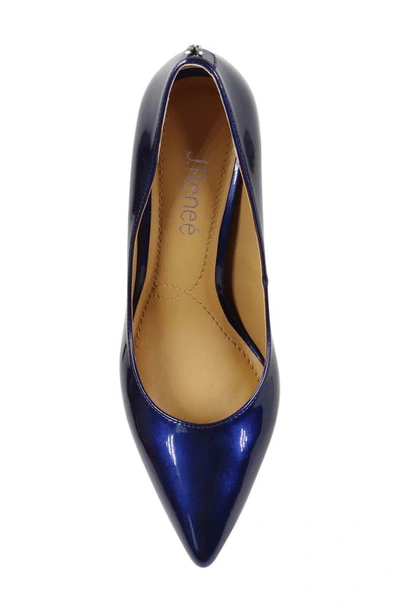 J. Reneé Kanan Pointed Toe Pump In Navy