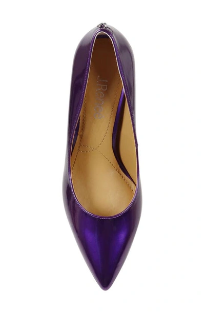 J. Reneé Kanan Pointed Toe Pump In Purple