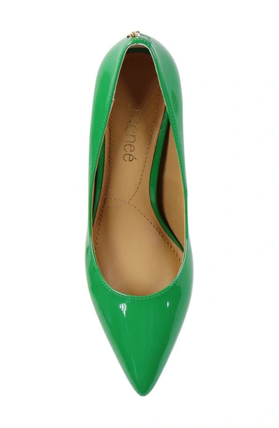 J. Reneé Kanan Pointed Toe Pump In Green