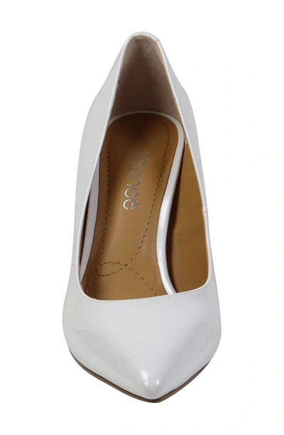 J. Reneé Kanan Pointed Toe Pump In White