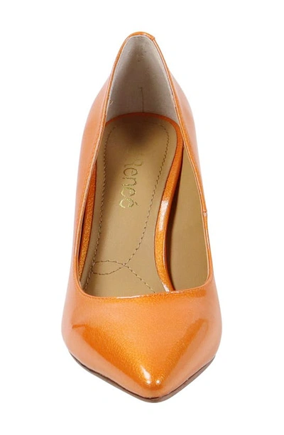 J. Reneé Kanan Pointed Toe Pump In Orange