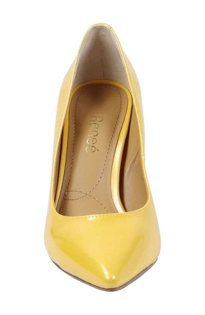 Shop J. Reneé Kanan Pointed Toe Pump In Lemon