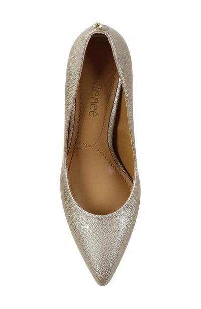 J. Reneé Kanan Pointed Toe Pump In Taupe