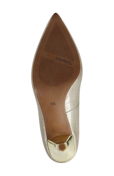 J. Reneé Kanan Pointed Toe Pump In Taupe