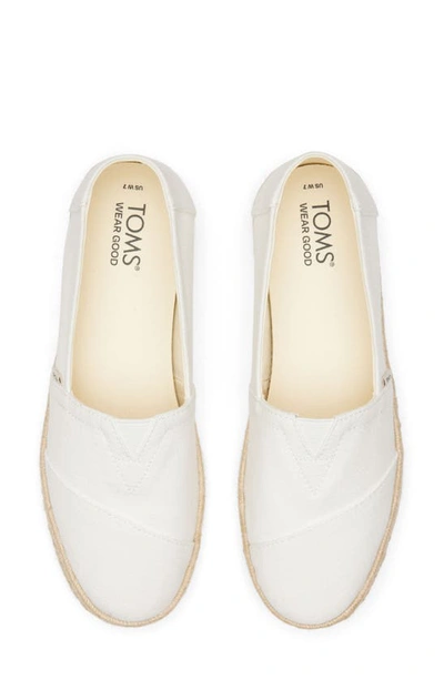 Shop Toms Alrope Espadrille In White