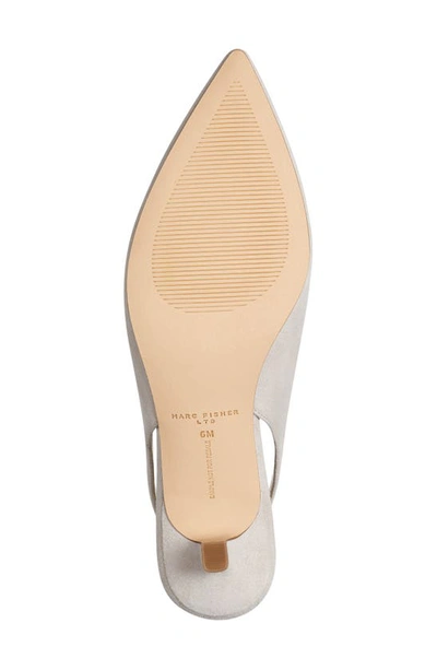 Shop Marc Fisher Ltd Posey Kitten Heel Slingback Pump In Light Natural