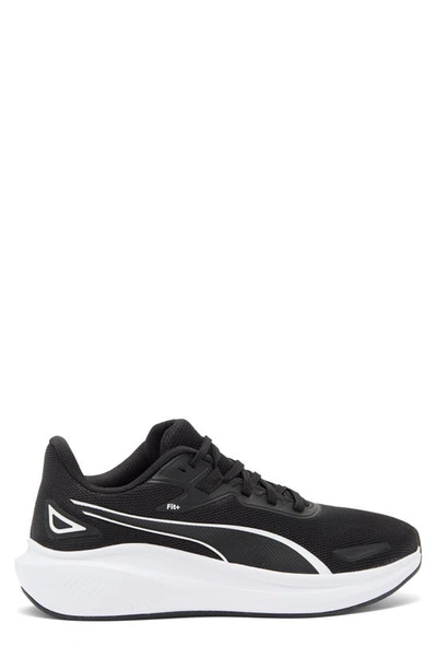 Shop Puma Skyrocket Lite Running Shoe In  Black- Black-white