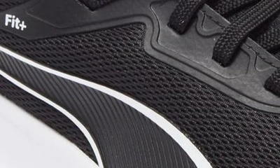 Shop Puma Skyrocket Lite Running Shoe In  Black- Black-white
